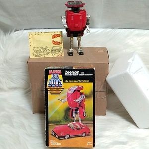 Vintage Tonka Super Go Bots Mighty Robots Zeemon Friendly Robot Street Machine